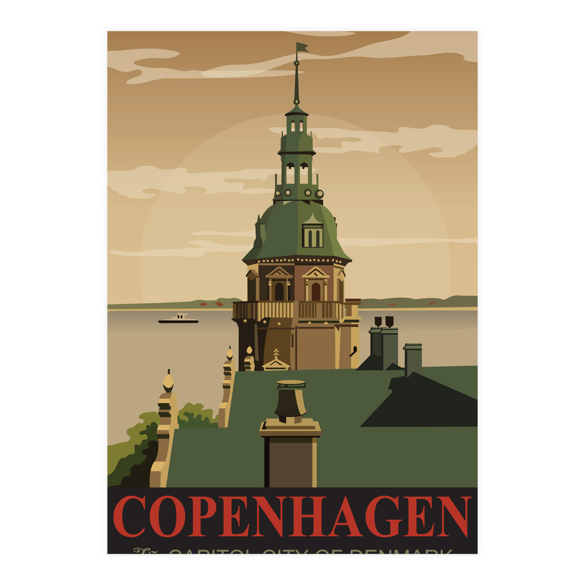Denmark, Copenhagen (Print Only)