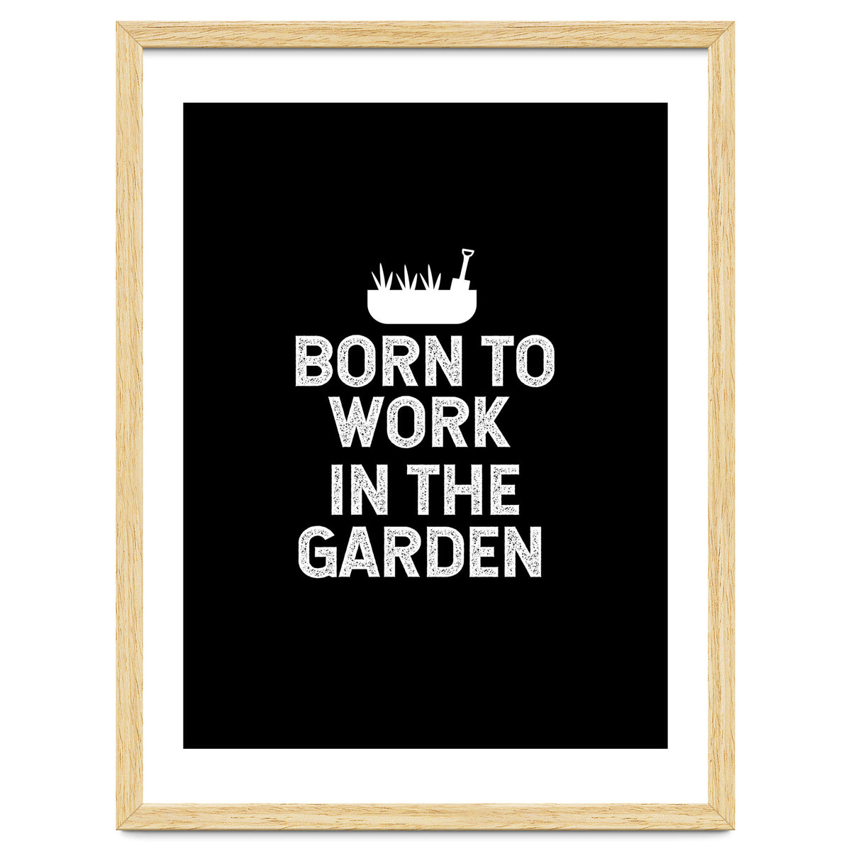 Born to work in the garden