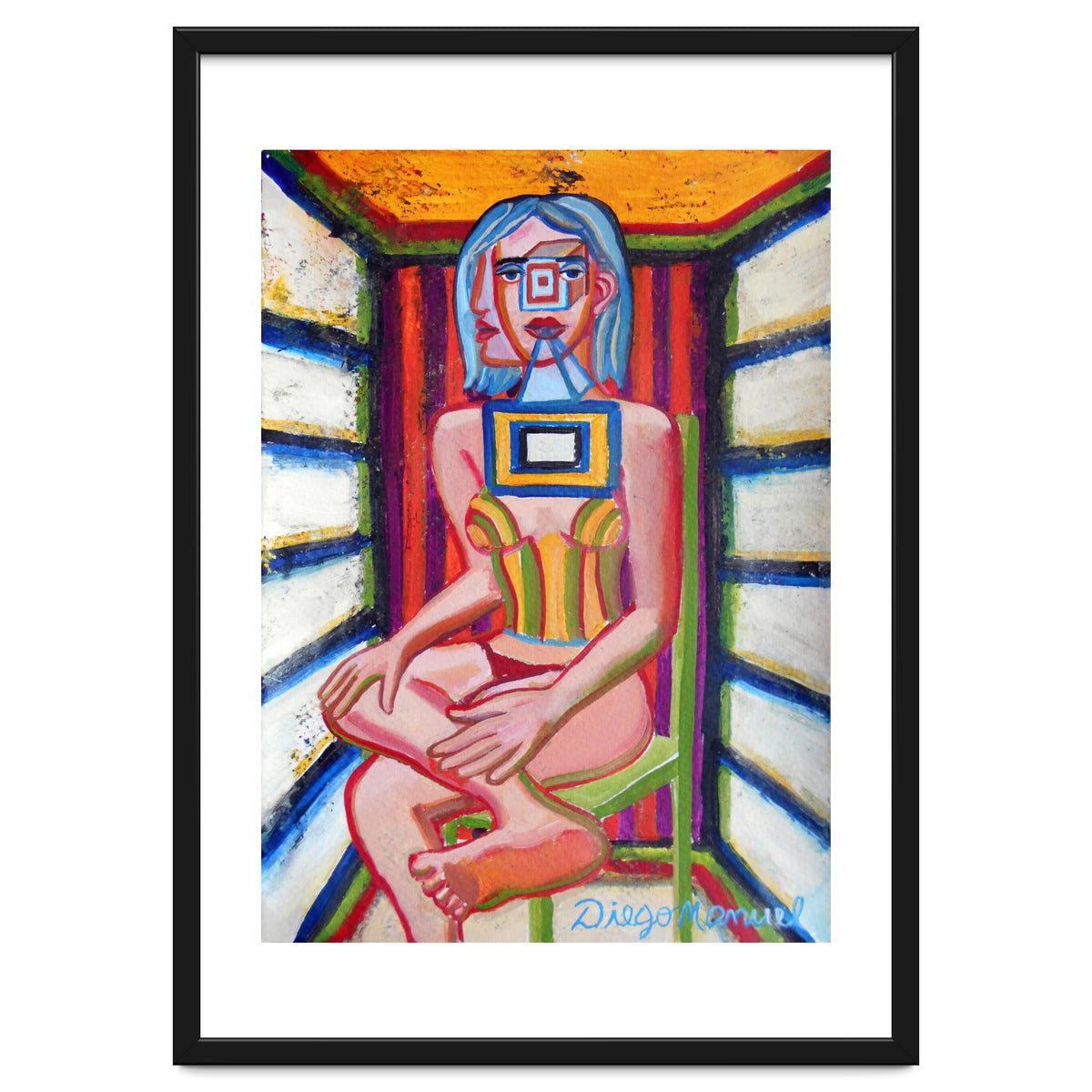 Mujer En La Silla 12