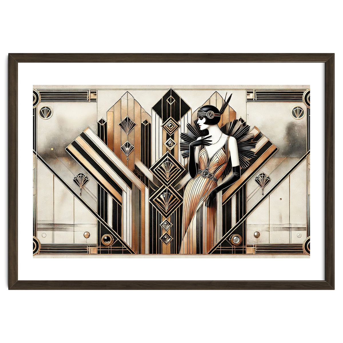 Gatsby Glamour Art Deco Scene