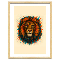 Lion Animal Watercolor