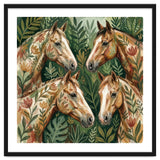 Majestic Floral Horses thumbnail