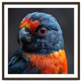 Close Up Portrait Of A Colorful Parrot thumbnail
