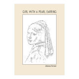 Girl With A Pearl Earring Johannes Vermeer Ascii Art (Print Only) thumbnail