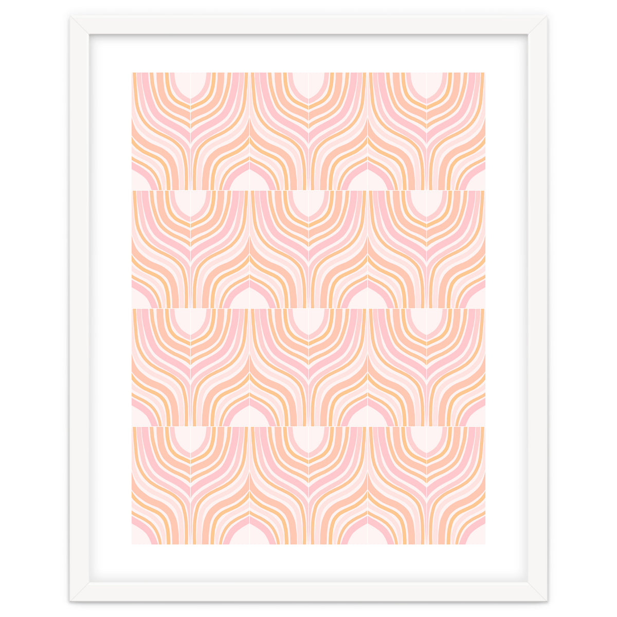 Peachy Marbeling Tiles