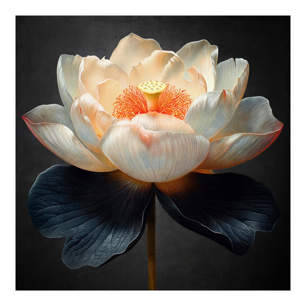 Lotus Cultivar | Midnight Skirt (Print Only)