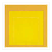JOSEF ALBERS - HOMAGE TO THE SQUARE YELLOW   (Print Only)