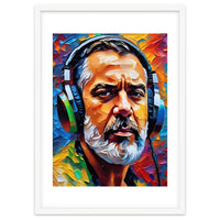 Man In Headphones Art