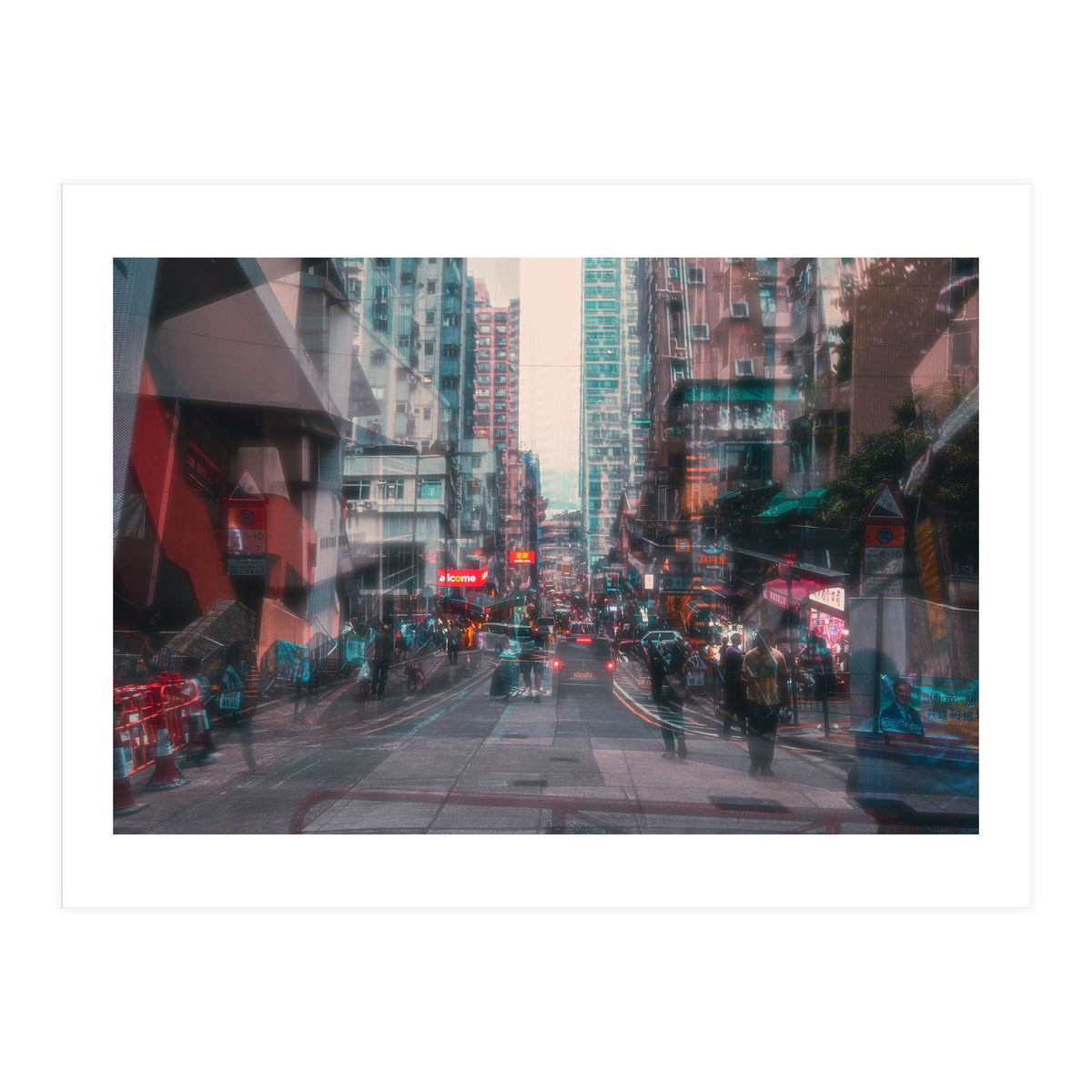 Street Photography - Double Exposure Sai Ying Pung (Print Only)