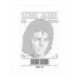 Receipt Art Michael Jackson (Print Only) thumbnail