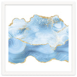 Blue & Gold Glitter Agate Texture 05 thumbnail