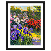 Sun-Drenched Secret Garden Oil Painting