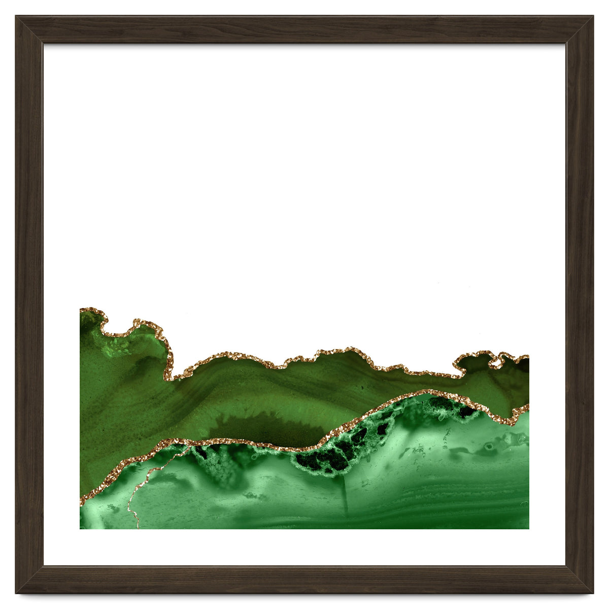 Green & Gold Agate Texture 30