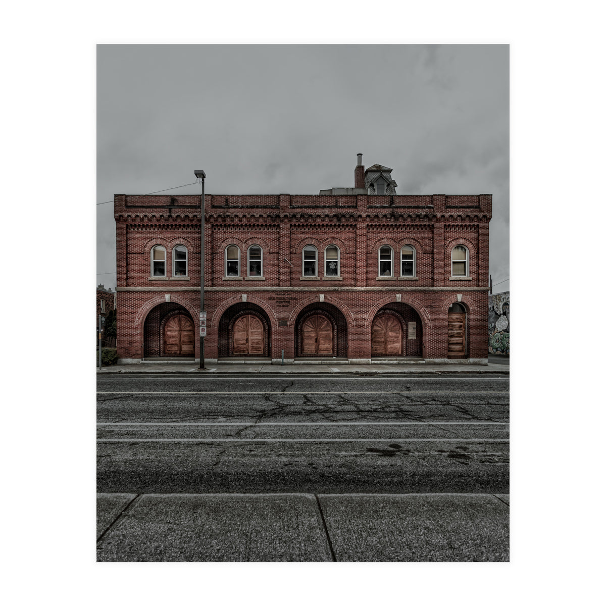 Central Fire Hall No 1 Color Version (Print Only)