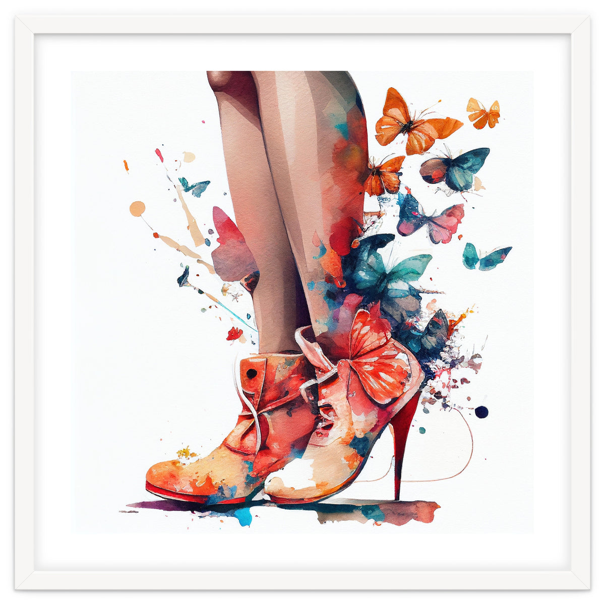 Butterfly Heels Splash
