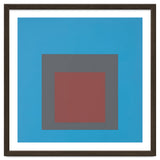 JOSEF ALBERS - HOMAGE TO THE SQUARE, BLUE, DARK RED thumbnail