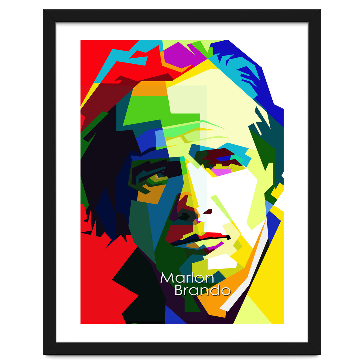 Marlon Brando Pop Art WPAP