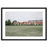 Red roof houses in the green field thumbnail