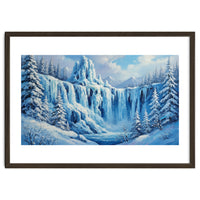 Frozen Cascades of Winter