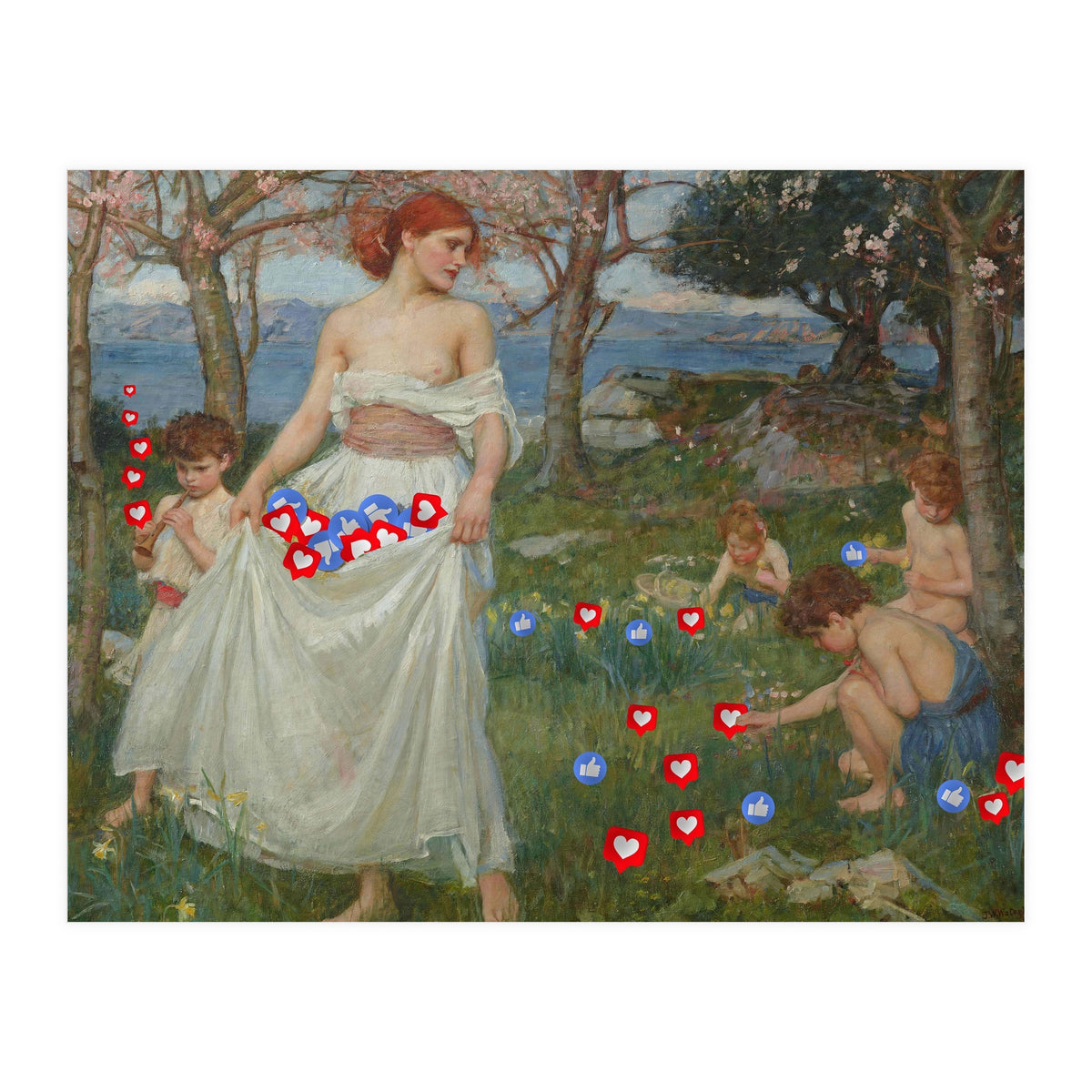 Collecting Likes (Print Only)