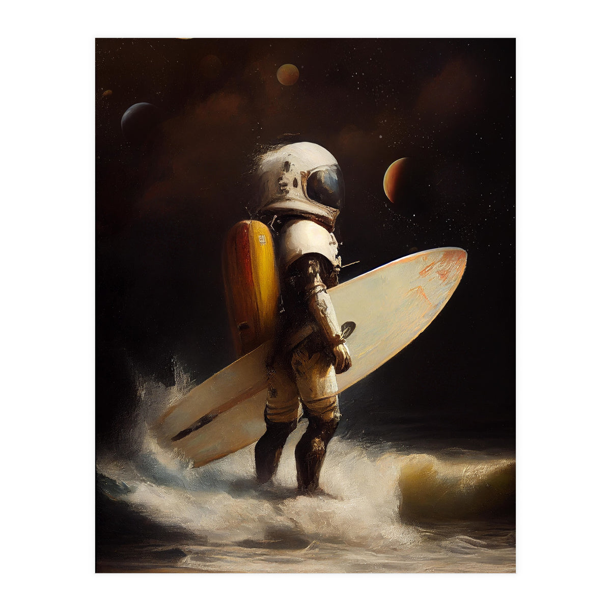 My Space Surfing Day (Print Only)