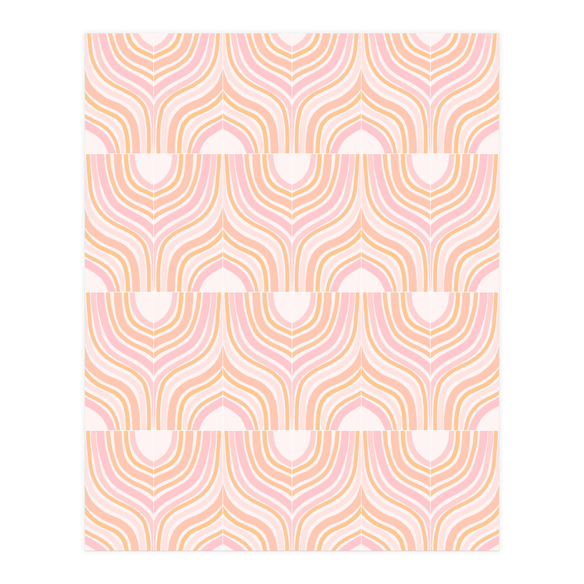 Peachy Marbeling Tiles (Print Only)