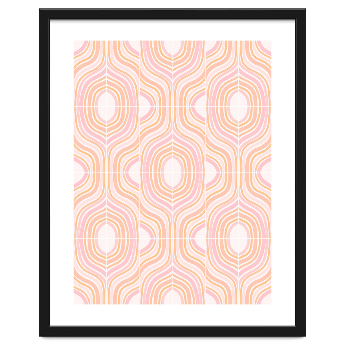 Peachy Marbled Tiles