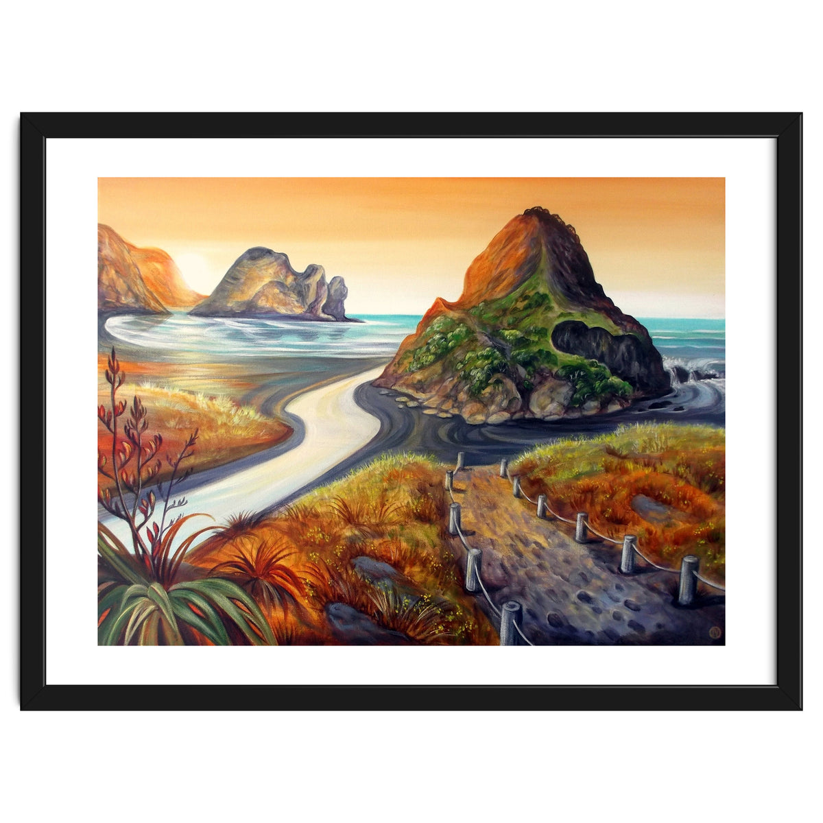 Piha In Golden Tones