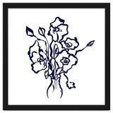 flowers line art thumbnail