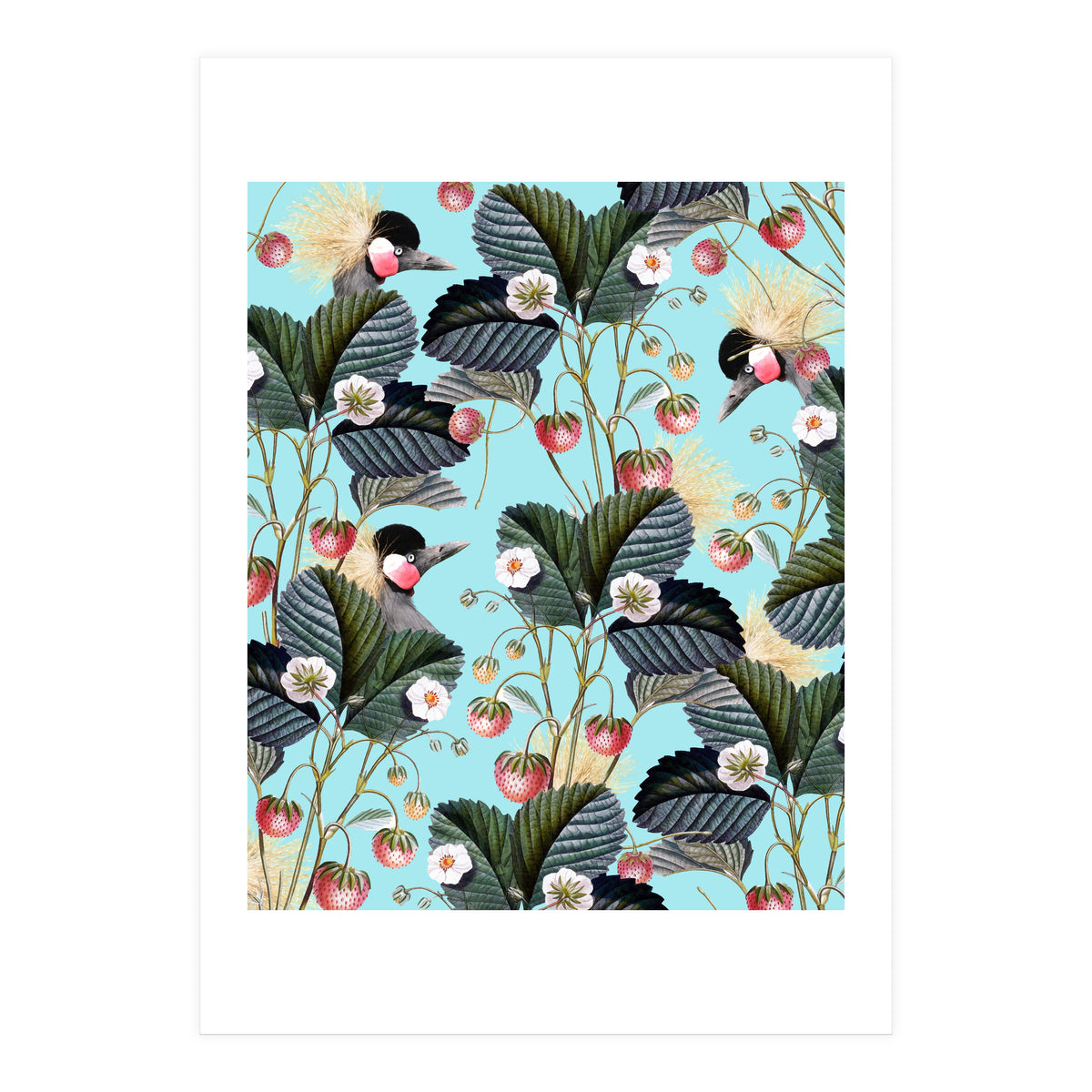 Strawberry Brush Hide Out (Print Only)