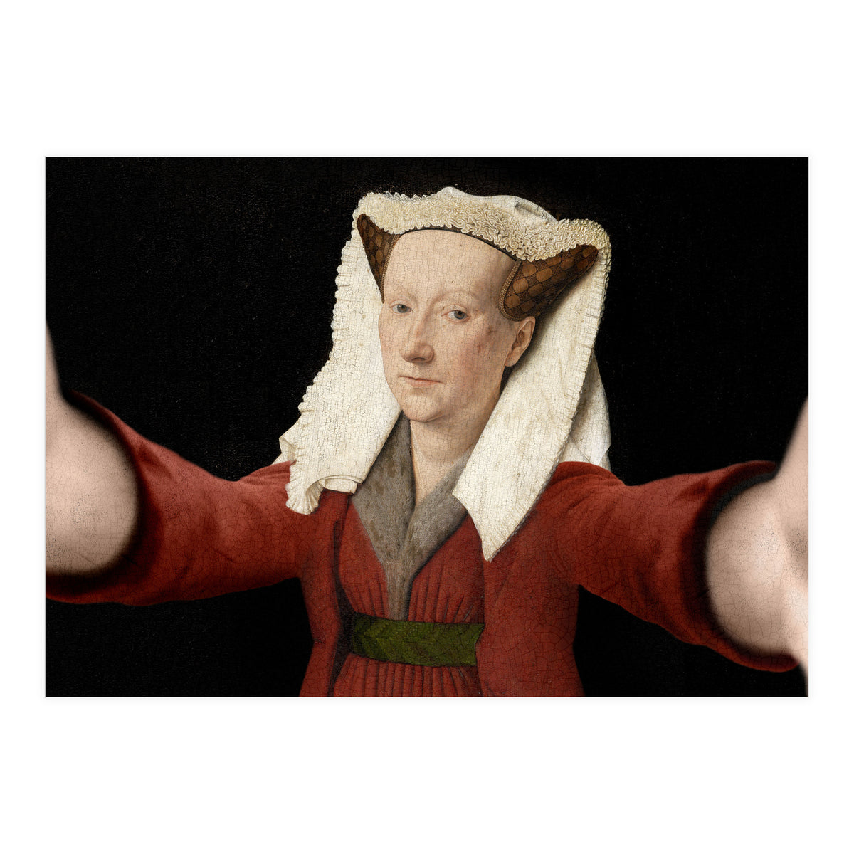 Margaret van Eyck - Jan van Eyck - Selfie (Print Only)