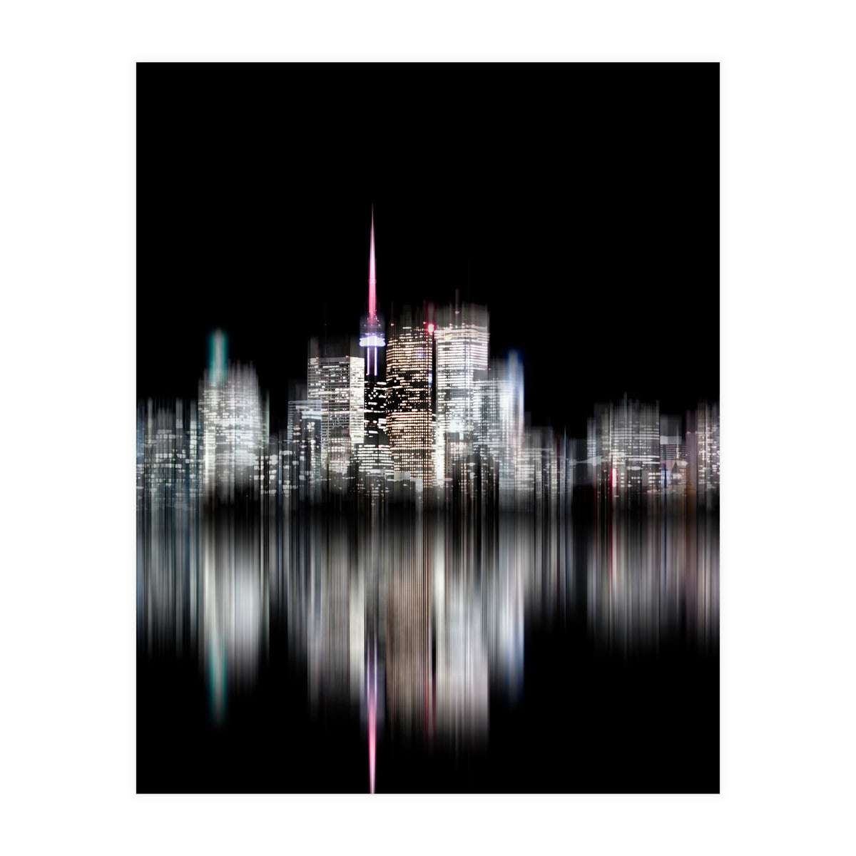 Toronto Skyline Blur Version No 2 (Print Only)
