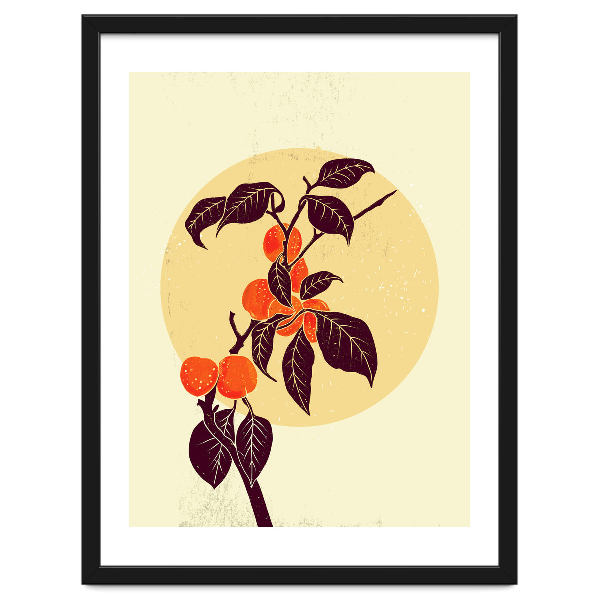 Peach Tree in the moonlight