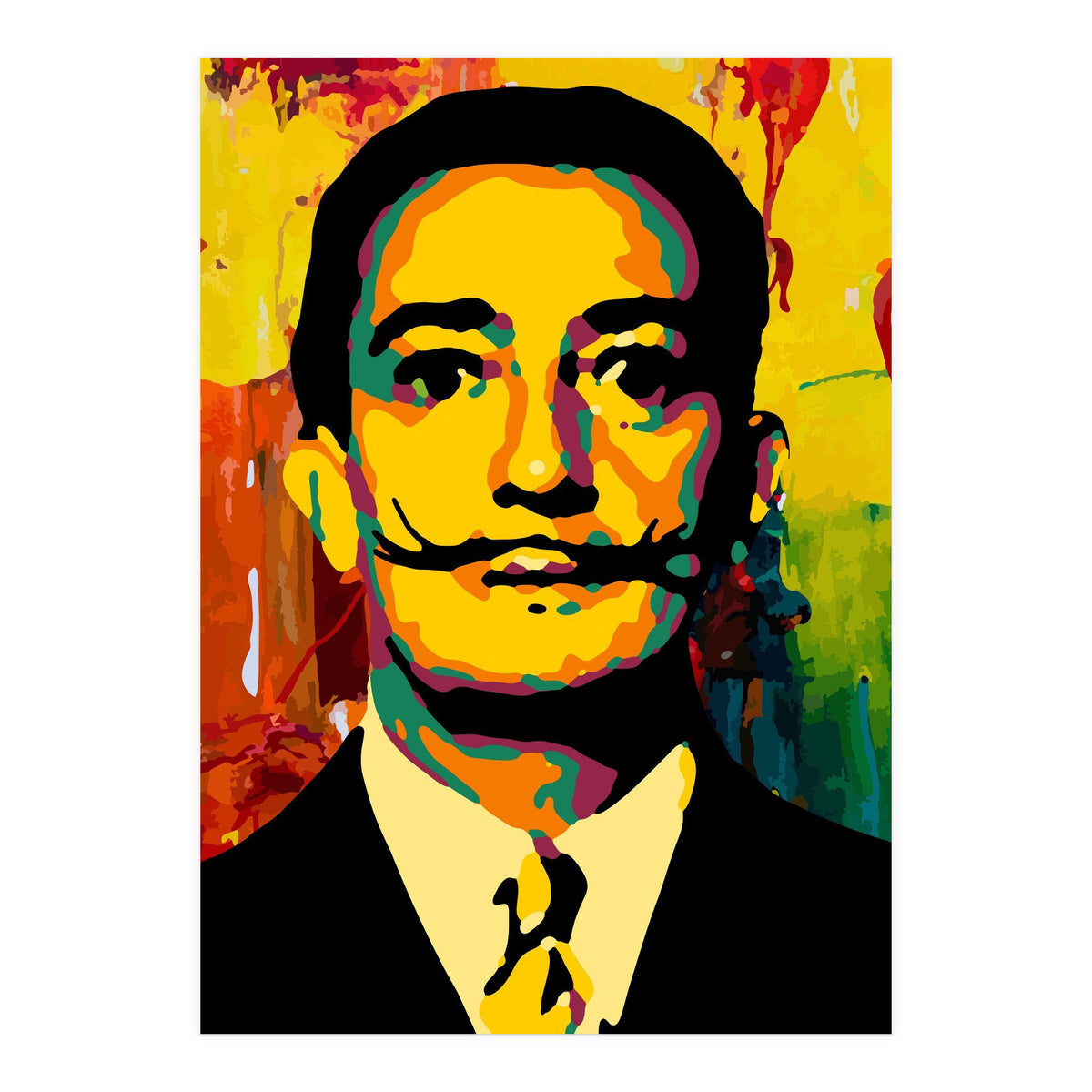 Salvador Dali Abstract (Print Only)