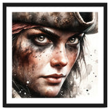 Fierce Pirate Captain Portrait thumbnail