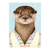 Otter Portrait in Jacket (Print Only) thumbnail