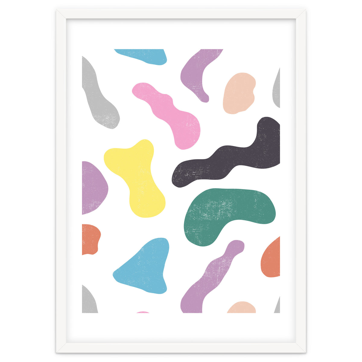 Abstract Organic Memphis Shapes