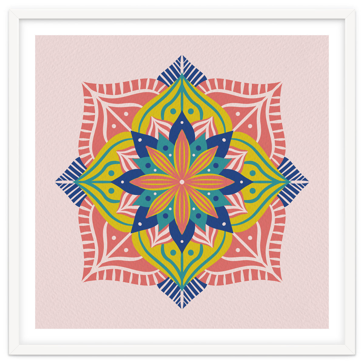 Colorful abstract mandala