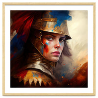 Powerful Medieval Warrior Woman #4