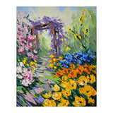 Sun-Drenched Garden Pergola Oil Painting (Print Only) thumbnail