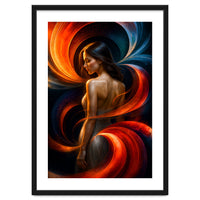 The Beauty of a Woman in an Exotic Pose