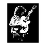 Pat Metheny American Jazz Musician in Monochrome (Print Only) thumbnail