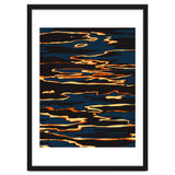Sunset Reflection, Positivity Hope Growth Optimism Mindset, Nature Marble Dark Ocean thumbnail