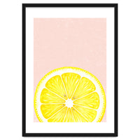 Lemon Slice, Fresh Citrus Kitchen Summer Art