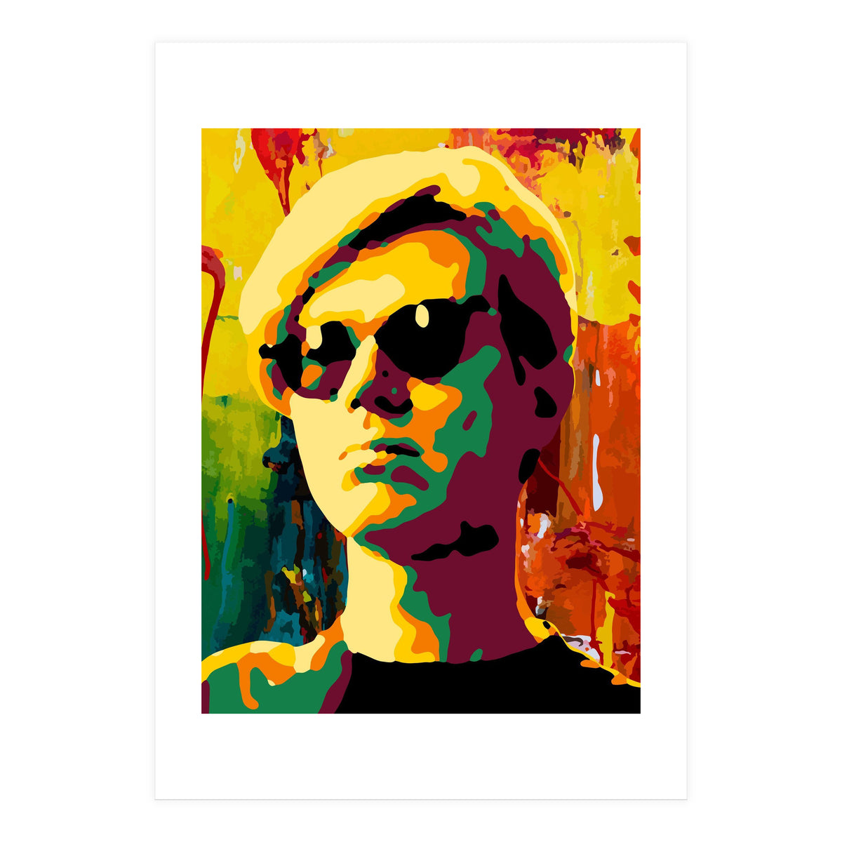 Andy Warhol Abstract  (Print Only)