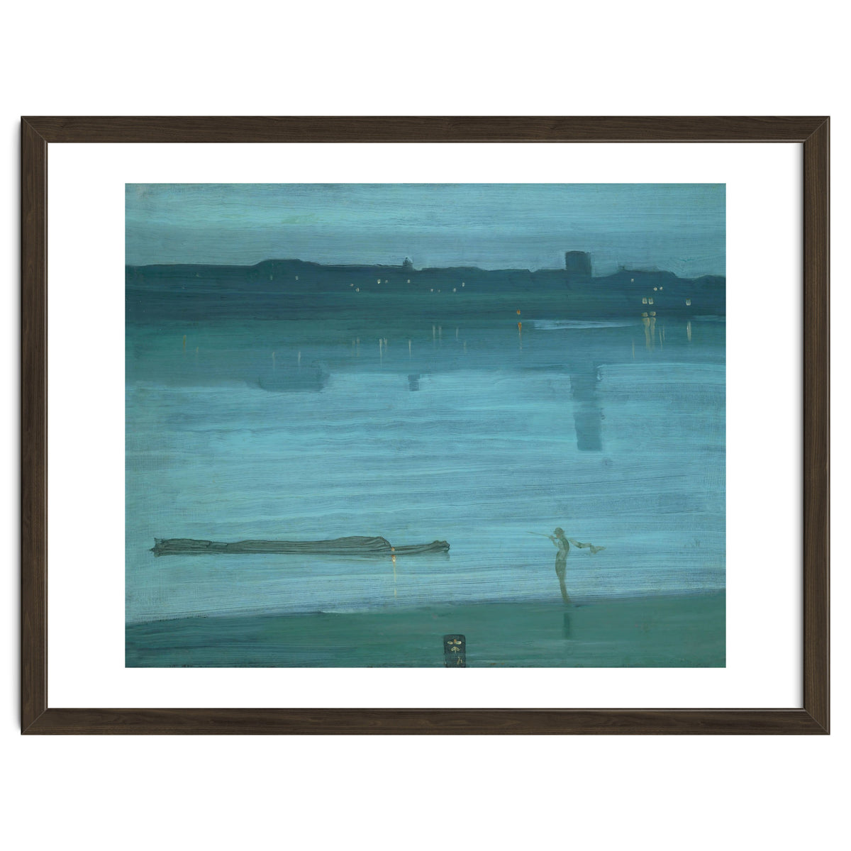 Nocturne, Blue and Silver: Chelsea, 1871 Canvas, 50,2 x 60,8 cm.