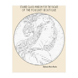 Stained Glass Window (ascii Art) (Print Only) thumbnail