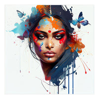 Aerial Bloom Hindu Portrait (Print Only)