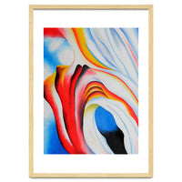 Georgia O’Keeffe – Music, Pink and Blue (1918) | Abstract Modernist Harmony of Color and Emotion