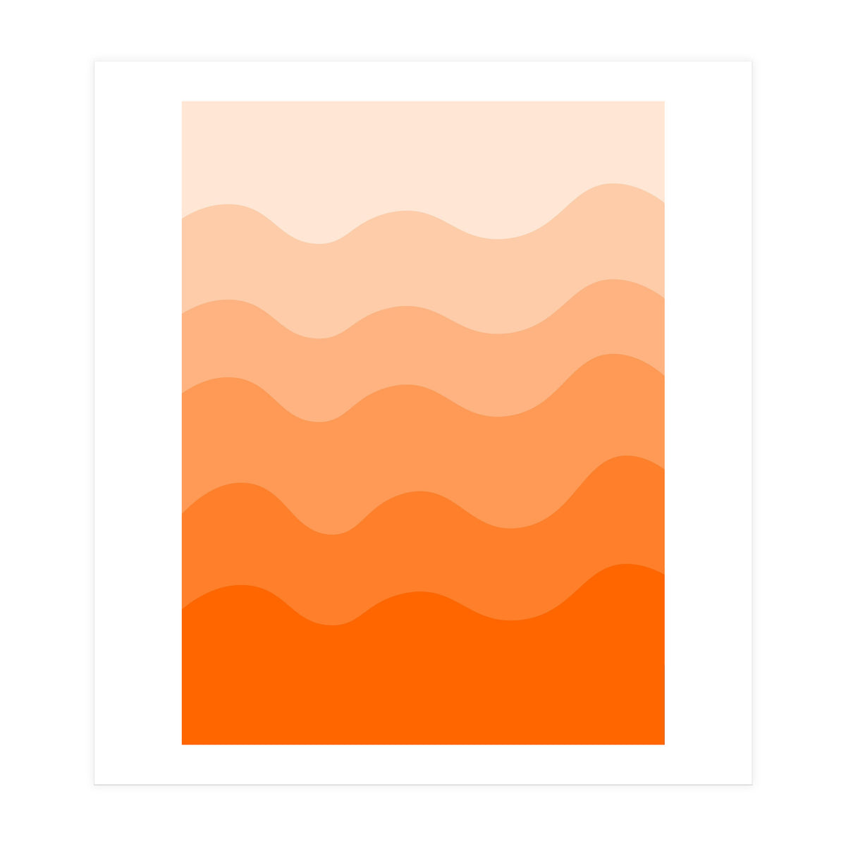 Orange gradient design (Print Only)
